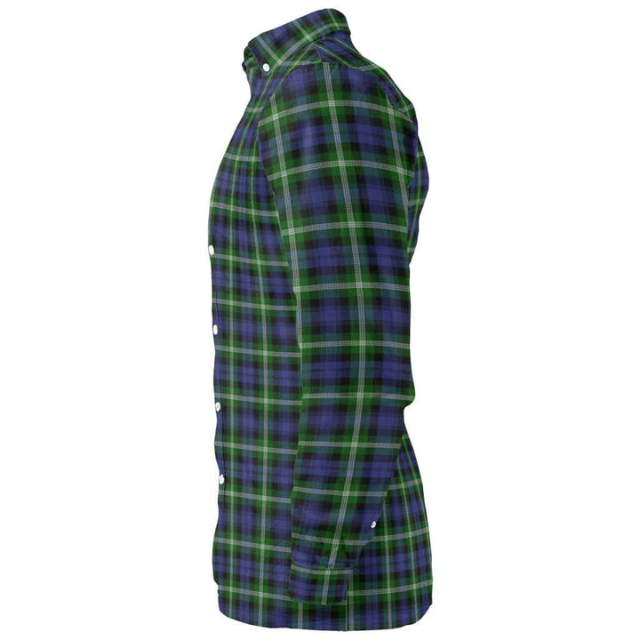 Scottish Baillie Modern Clan Tartan Long Sleeve Shirt Tartan Plaid