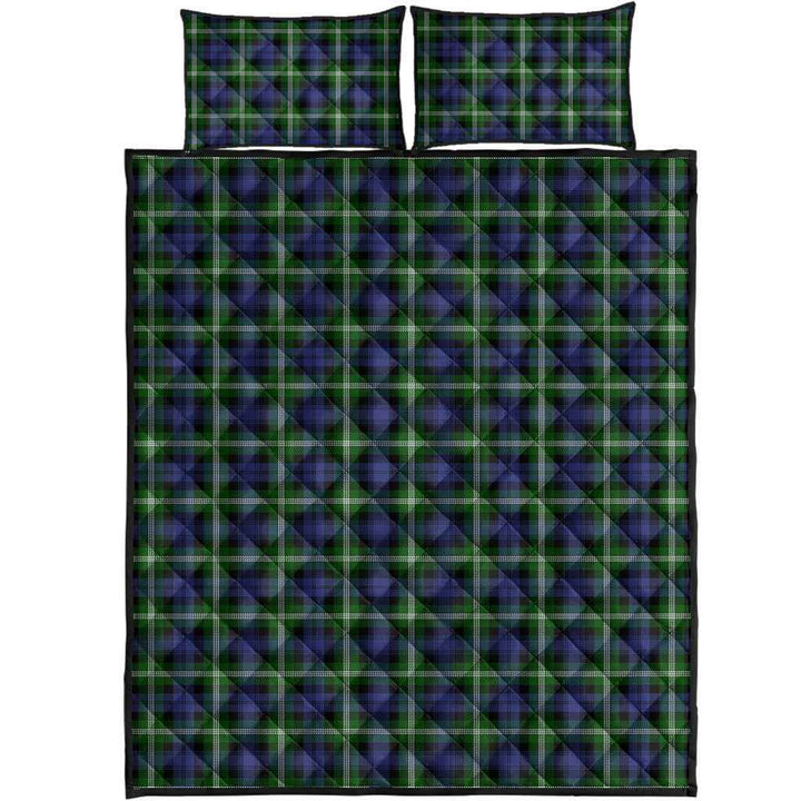 Scottish Baillie Modern Clan Tartan Quilt Bed Set Tartan Plaid 1