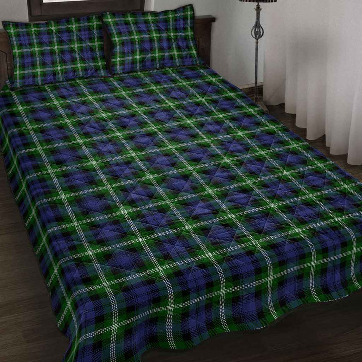 Scottish Baillie Modern Clan Tartan Quilt Bed Set Tartan Plaid 2