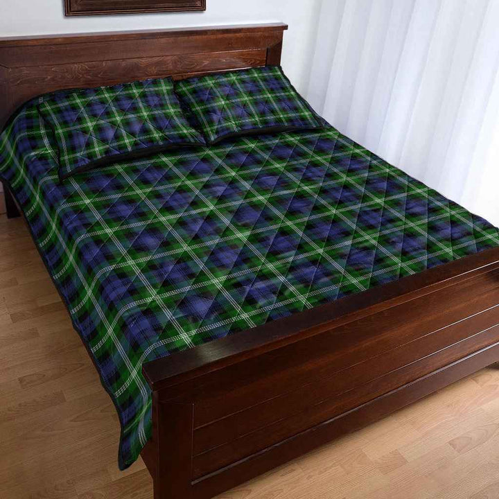 Scottish Baillie Modern Clan Tartan Quilt Bed Set Tartan Plaid 4