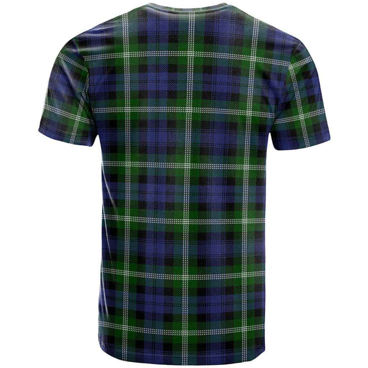Scottish Baillie Modern Clan Tartan T-Shirt Back Side Tartan Plaid