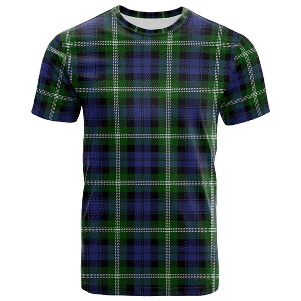 Scottish Baillie Modern Clan Tartan T-Shirt Front Side Tartan Plaid