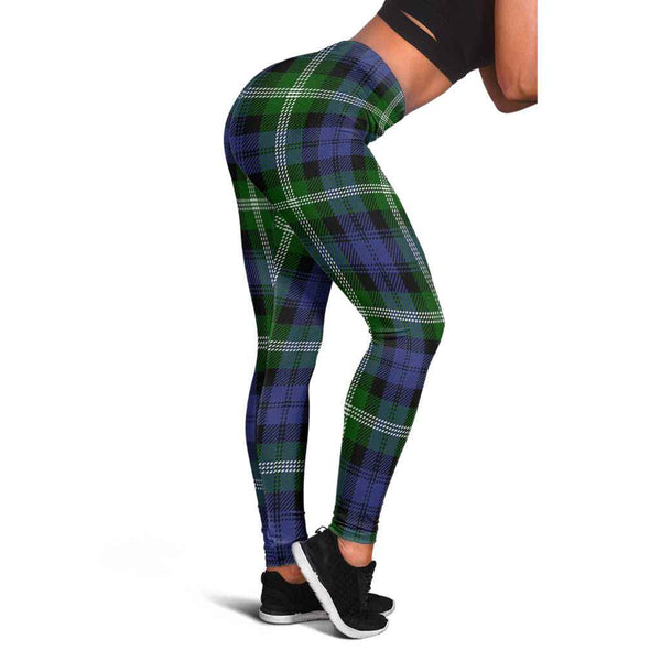 Scottish Baillie Modern Clan Tartan Women Leggings Tartan Plaid 1