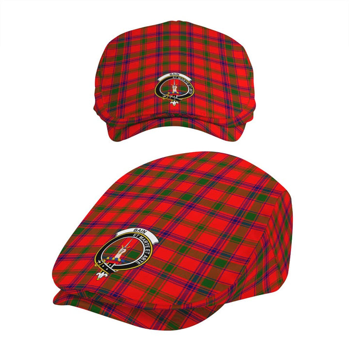 Scottish Bain Clan Crest Tartan Flat Cap Tartan Plaid 5