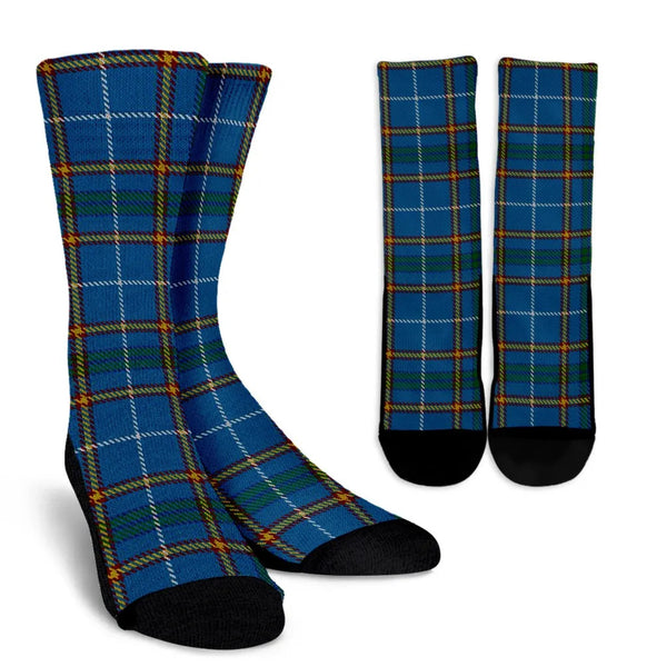 Scottish Bain Clan Tartan Crew Socks