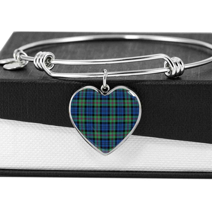 Scottish Baird Ancient Clan Tartan Bangle Heart Tartan Plaid 5