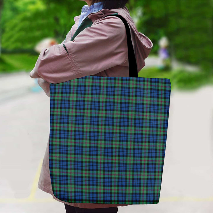 Scottish Baird Ancient Clan Tartan Canvas Bag With Shoulder Strap Tartan Plaid 2