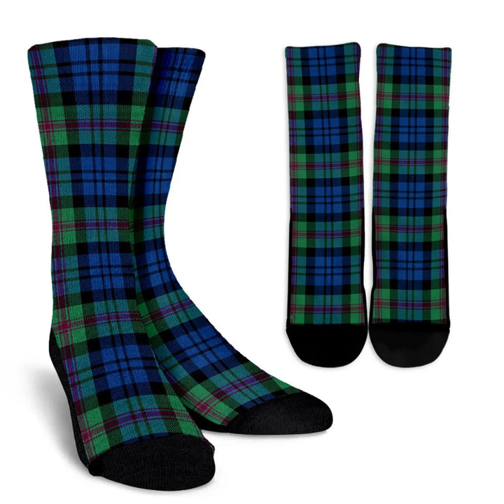 Scottish Baird Ancient Clan Tartan Crew Socks