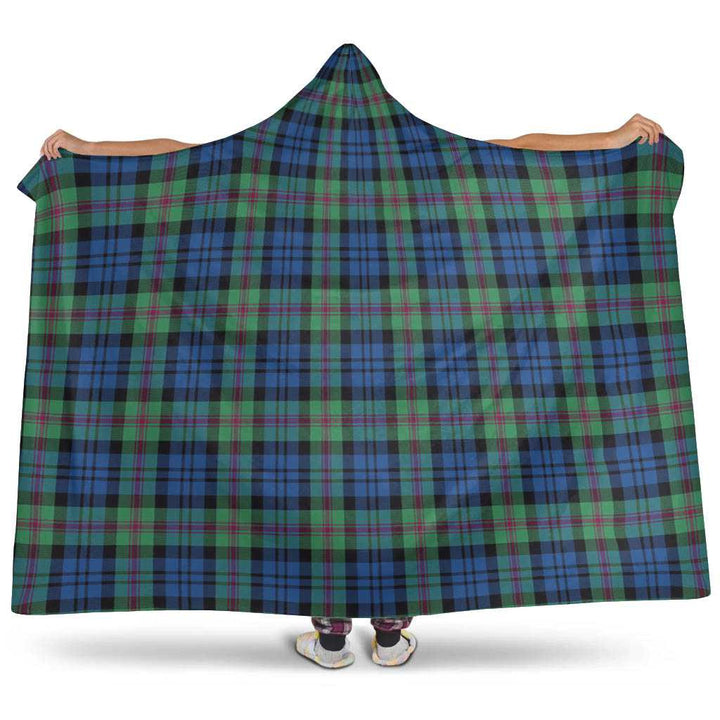 Scottish Baird Ancient Clan Tartan Hooded Blanket Tartan Plaid 1