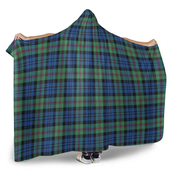 Scottish Baird Ancient Clan Tartan Hooded Blanket Tartan Plaid 2