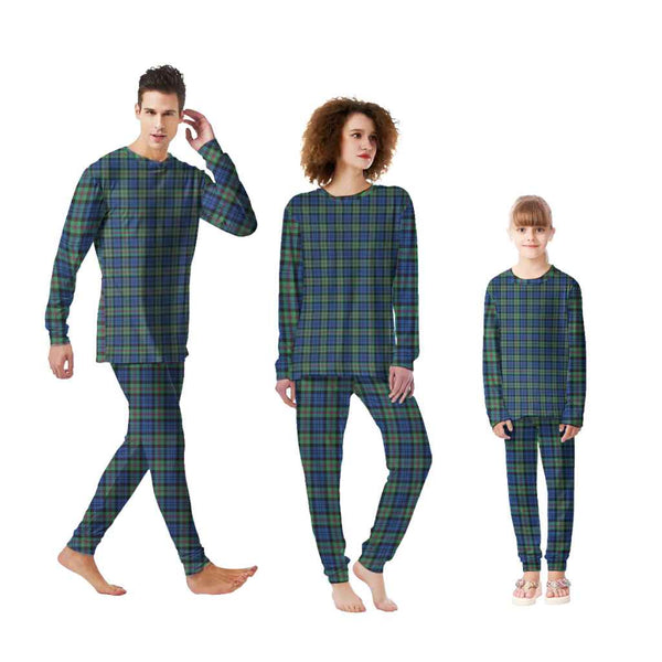 Scottish Baird Ancient Clan Tartan Pajama Set Tartan Plaid