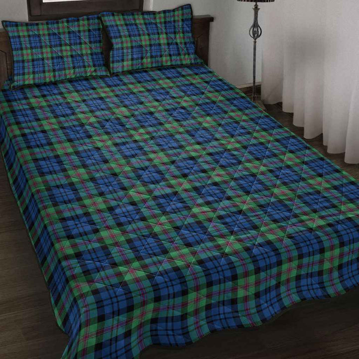 Scottish Baird Ancient Clan Tartan Quilt Bed Set Tartan Plaid 2