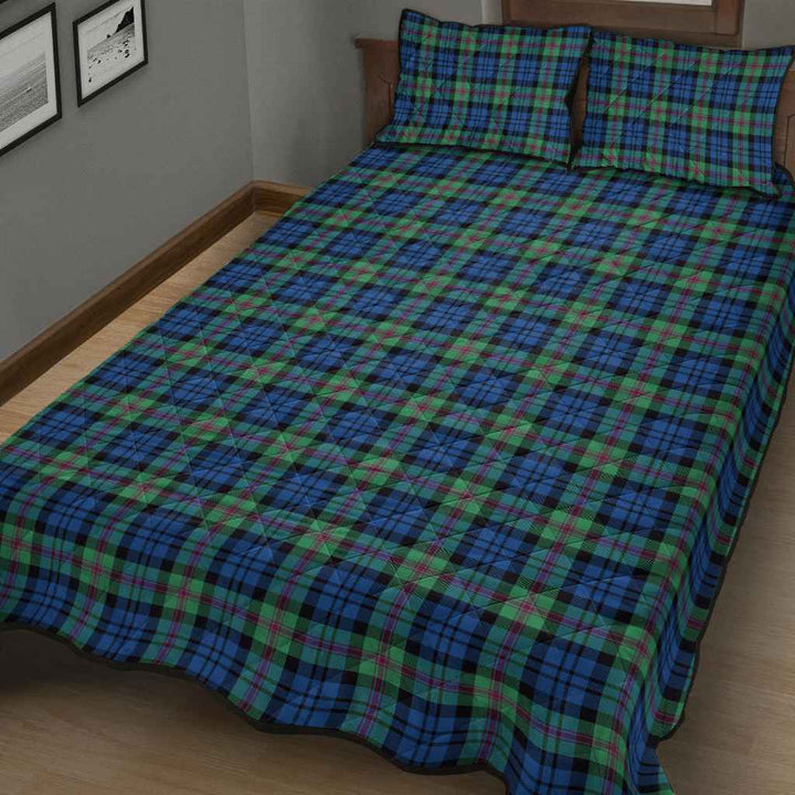 Scottish Baird Ancient Clan Tartan Quilt Bed Set Tartan Plaid 3