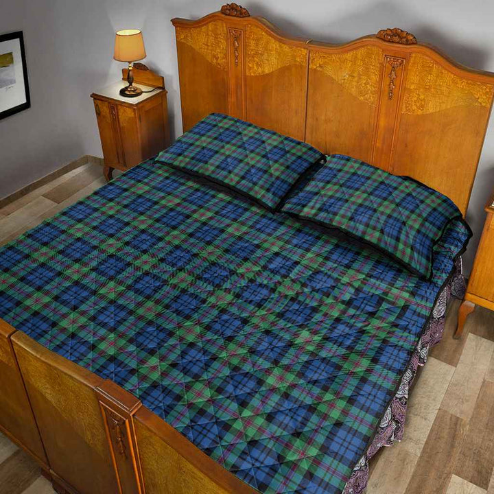 Scottish Baird Ancient Clan Tartan Quilt Bed Set Tartan Plaid 5