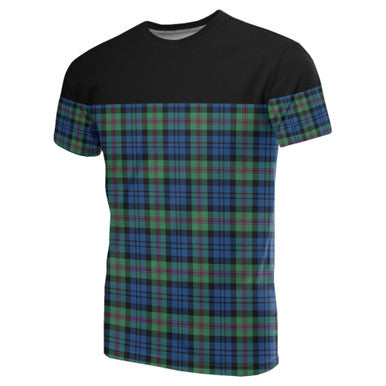 Scottish Baird Ancient Clan Tartan T-Shirt Horizontal Style Front Side Tartan Plaid