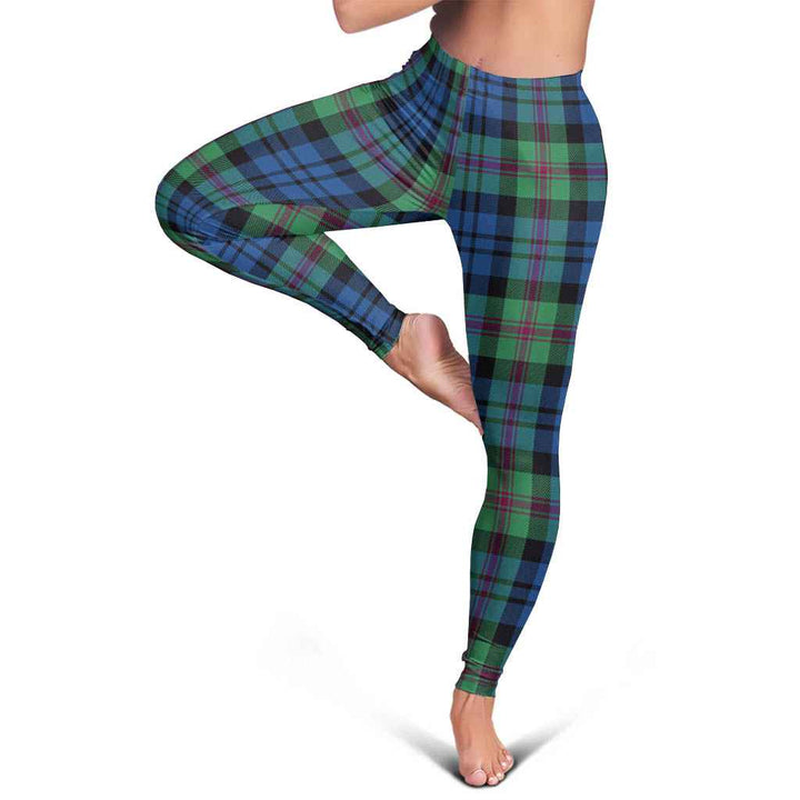 Scottish Baird Ancient Clan Tartan Women Leggings Tartan Plaid 5
