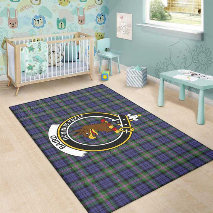 Scottish Baird Clan Crest Tartan Area Rug Tartan Plaid 5