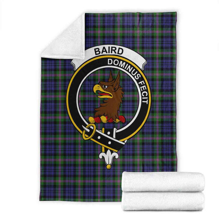 Scottish Baird Clan Crest Tartan Blanket Tartan Plaid 1