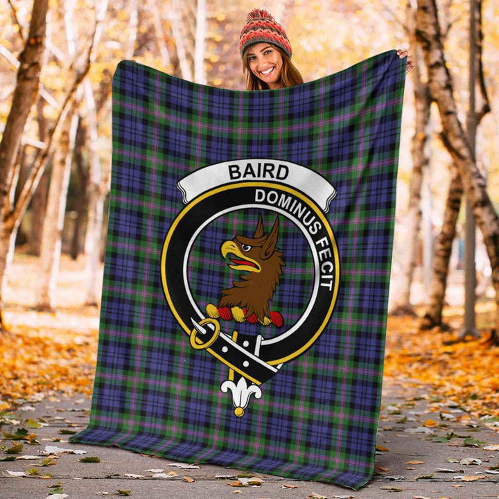 Scottish Baird Clan Crest Tartan Blanket Tartan Plaid 4