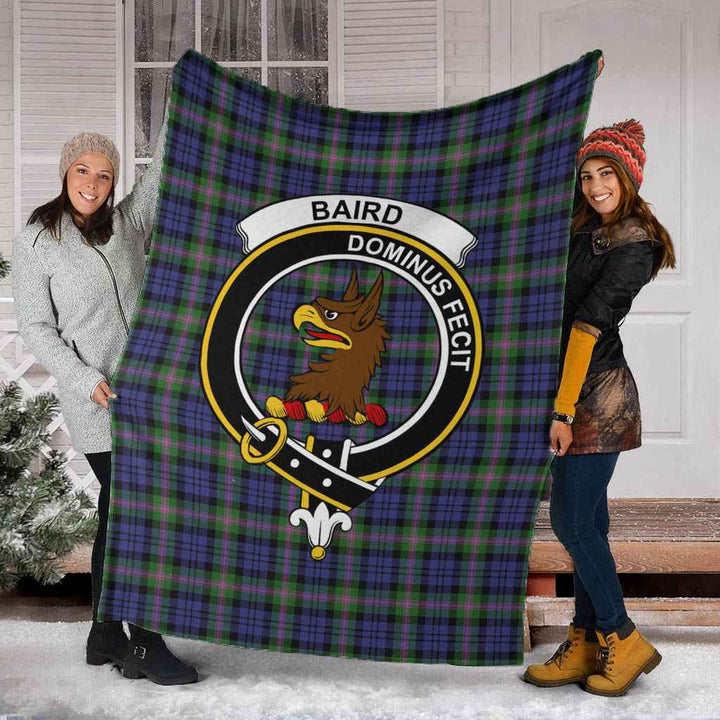 Scottish Baird Clan Crest Tartan Blanket Tartan Plaid 5