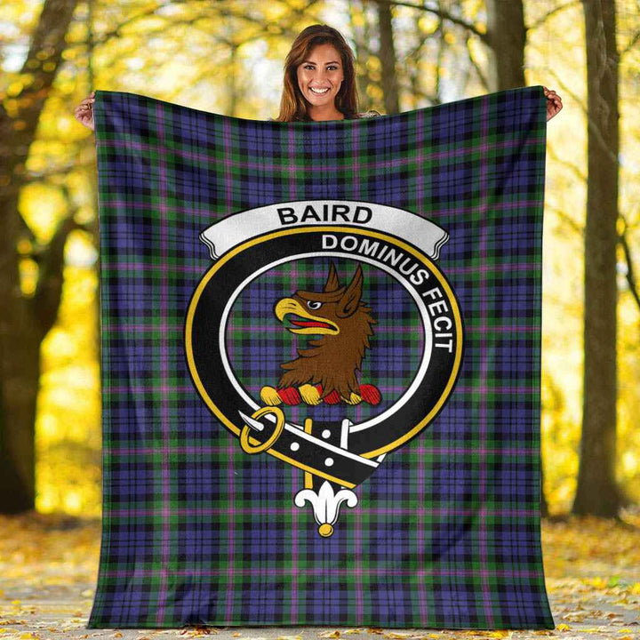 Scottish Baird Clan Crest Tartan Blanket Tartan Plaid 6