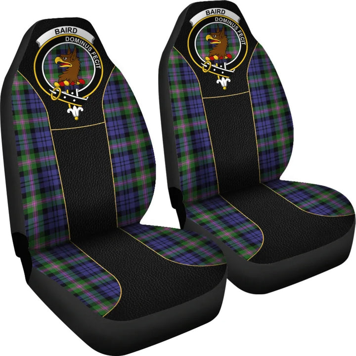 Scottish Baird Clan Crest Tartan Car Seat Covers - Special Style 4