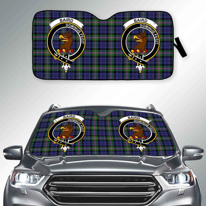 Scottish Baird Clan Crest Tartan Car Windshield Sun Shade Tartan Plaid 2