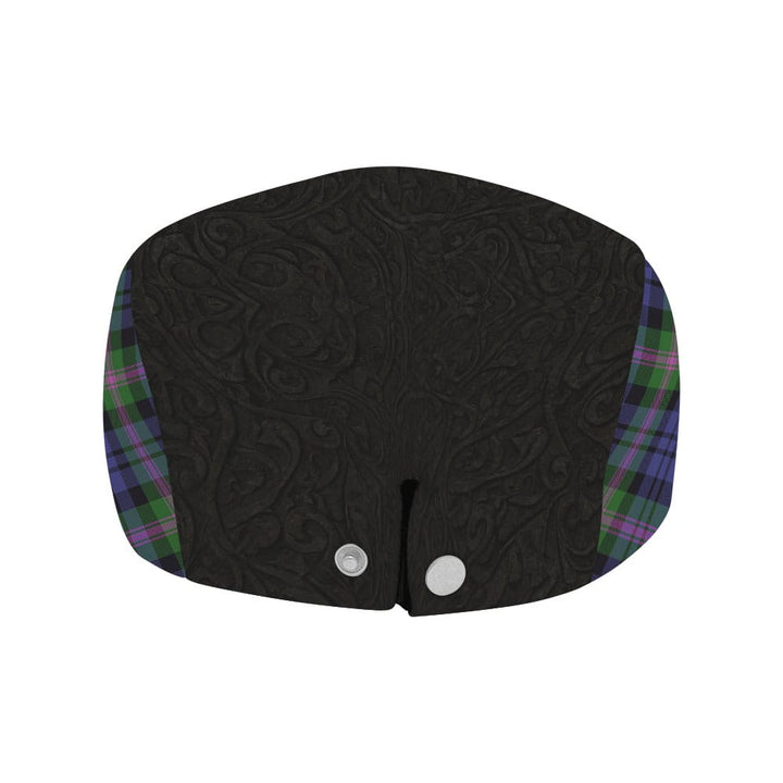 Scottish Baird Clan Crest Tartan Flat Cap - Scratch Style Tartan Plaid 4