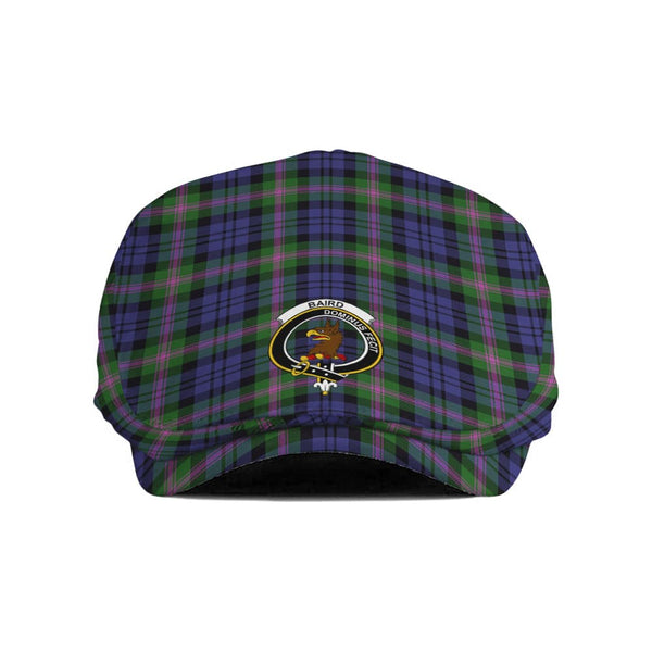 Scottish Baird Clan Crest Tartan Flat Cap Tartan Plaid 1
