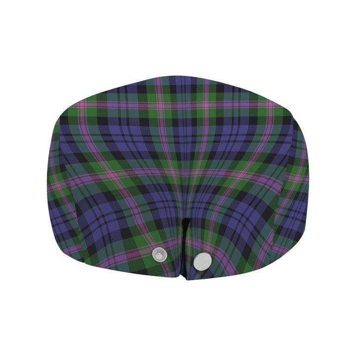 Scottish Baird Clan Crest Tartan Flat Cap Tartan Plaid 4