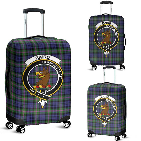 Scottish Baird Clan Crest Tartan Luggage Cover Tartan Plaid 1