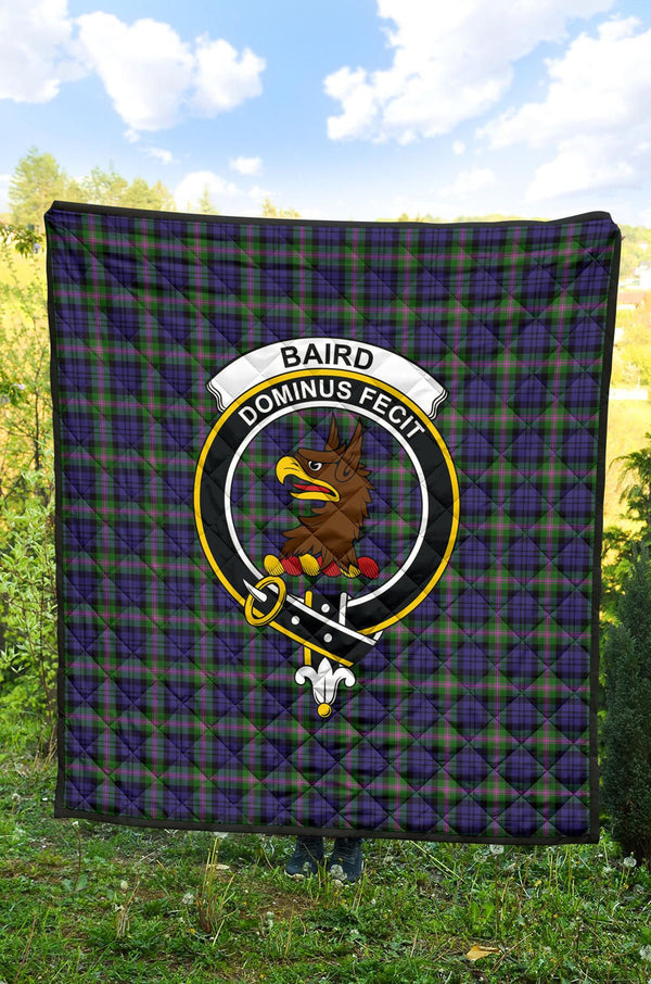 Scottish Baird Modern Clan Crest Tartan Quilt Tartan Plaid 2