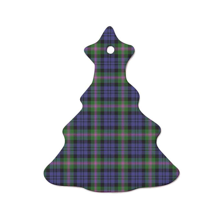 Scottish Baird Modern Clan Tartan Ceramic Ornament  Tree Shape Tartan Plaid