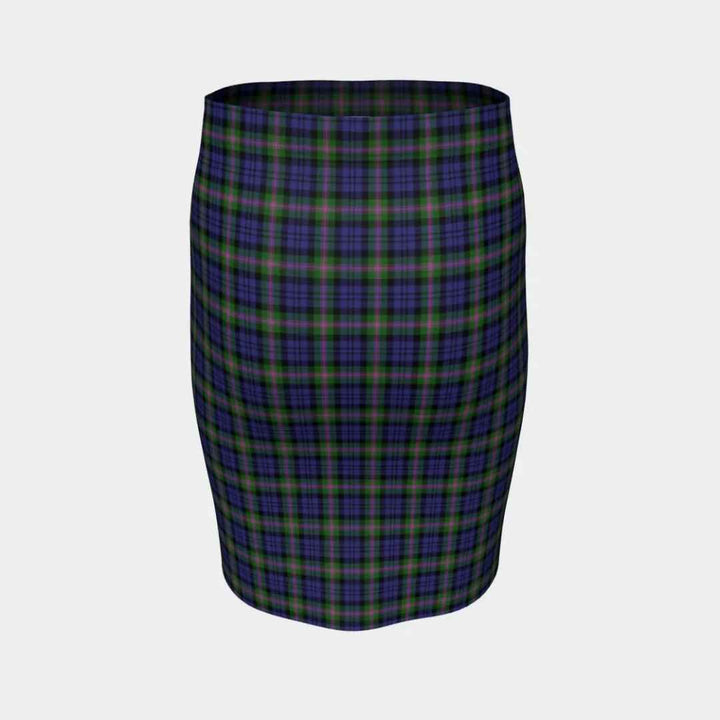 Scottish Baird Modern Clan Tartan Fitted Skirt Tartan Plaid 4