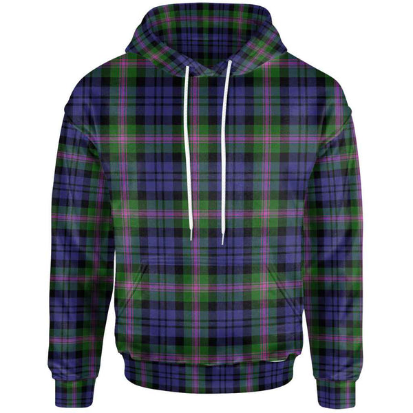 Scottish Baird Modern Clan Tartan Hoodie Front Side Tartan Plaid
