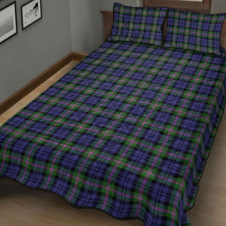 Scottish Baird Modern Clan Tartan Quilt Bed Set Tartan Plaid 3