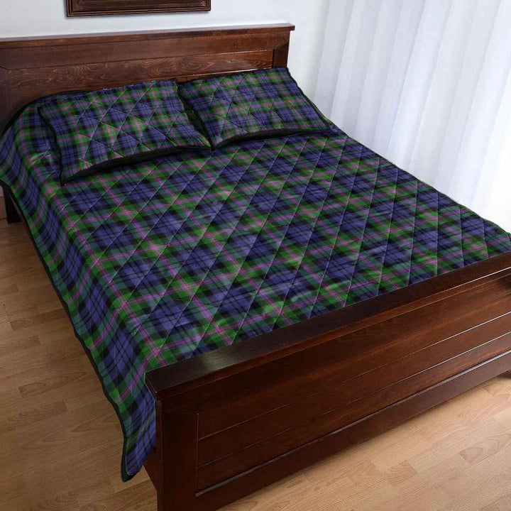 Scottish Baird Modern Clan Tartan Quilt Bed Set Tartan Plaid 4