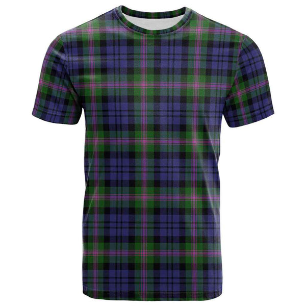Scottish Baird Modern Clan Tartan T-Shirt Front Side Tartan Plaid