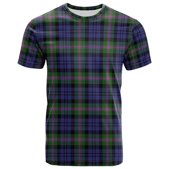 Scottish Baird Modern Clan Tartan T-Shirt Front Side Tartan Plaid