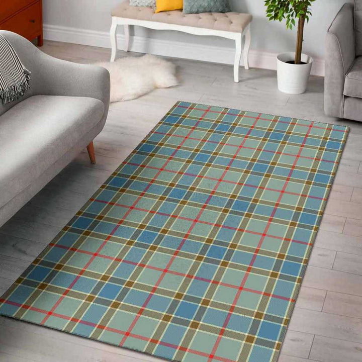 Scottish Balfour Blue Clan Tartan Area Rug Tartan Plaid 1