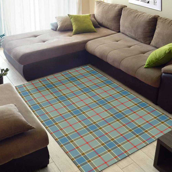 Scottish Balfour Blue Clan Tartan Area Rug Tartan Plaid 2
