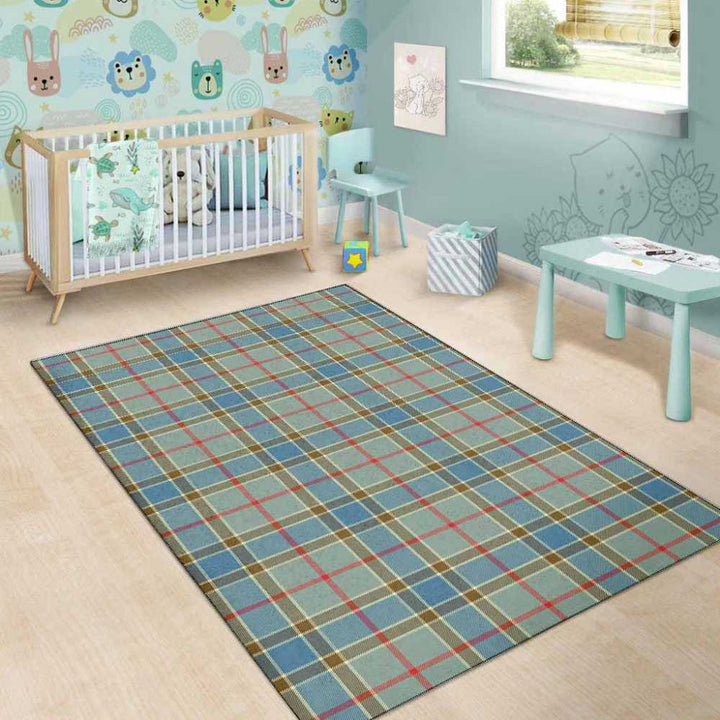 Scottish Balfour Blue Clan Tartan Area Rug Tartan Plaid 5