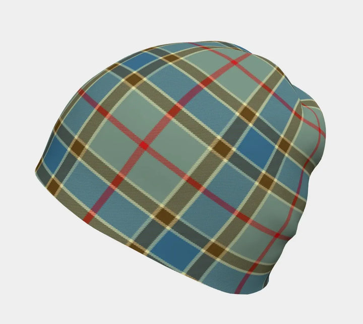 Scottish Balfour Blue Clan Tartan Beanie 2 Tartan Plaid
