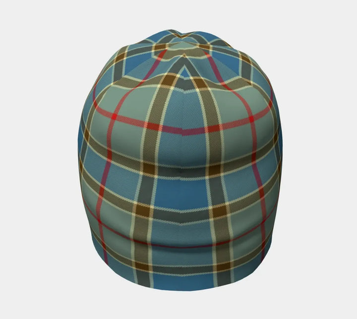 Scottish Balfour Blue Clan Tartan Beanie 4 Tartan Plaid