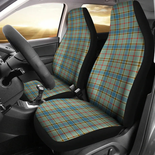 Scottish Balfour Blue Clan Tartan Car Seat Covers 2