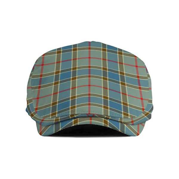 Scottish Balfour Blue Clan Tartan Flat Cap Tartan Plaid 1