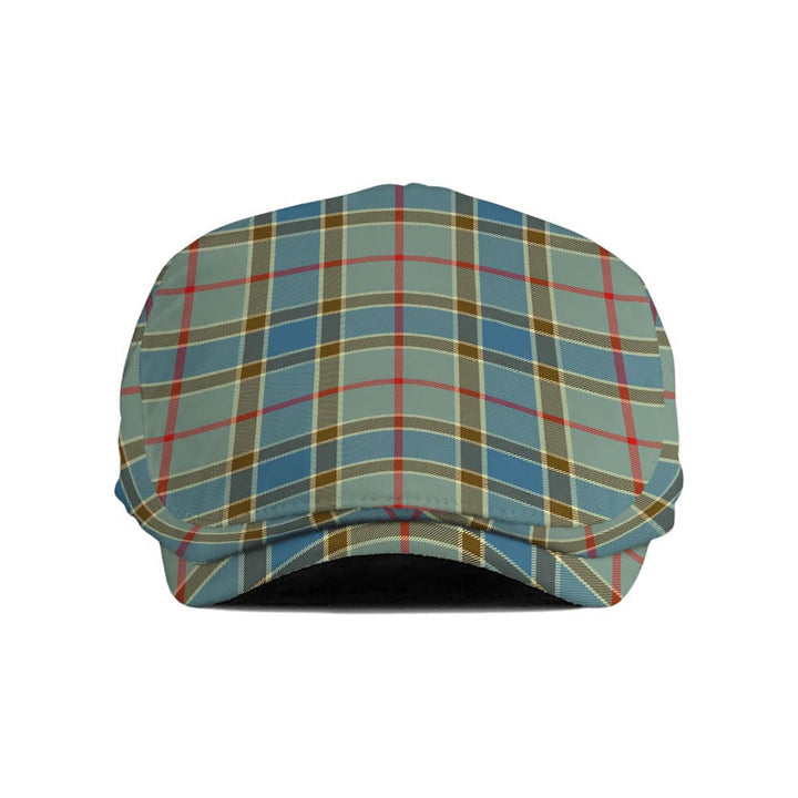 Scottish Balfour Blue Clan Tartan Flat Cap Tartan Plaid 1