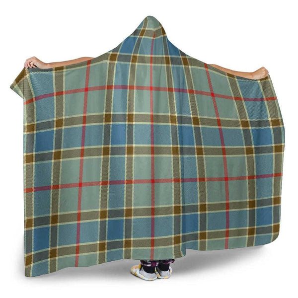 Scottish Balfour Blue Clan Tartan Hooded Blanket Tartan Plaid 2