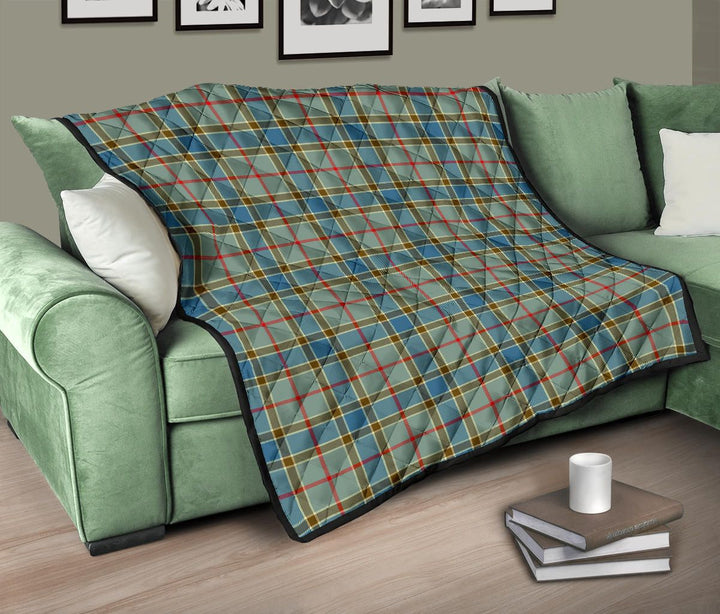 Scottish Balfour Blue Clan Tartan Quilt Tartan Plaid 10