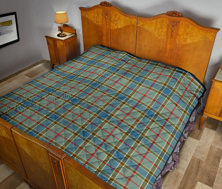 Scottish Balfour Blue Clan Tartan Quilt Tartan Plaid 12
